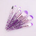 10 Makeup Brushes Powder-Filled Handle Makeup - Mixed