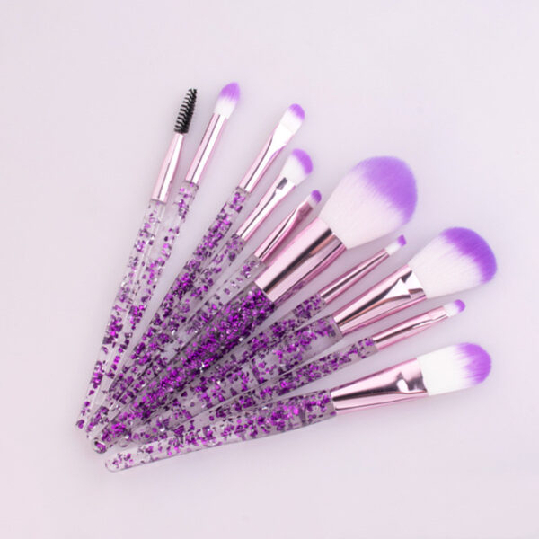 10 Makeup Brushes Powder-Filled Handle Makeup - Mixed 10 Makeup Brushes Powder-Filled Handle Makeup - Mixed