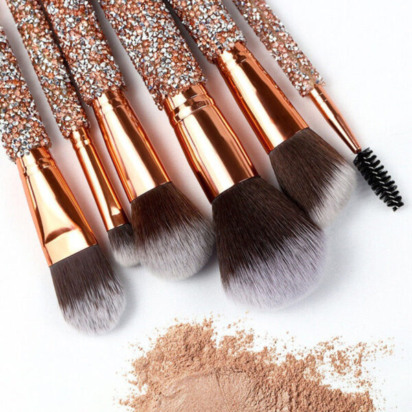 10Pcs-Luxury-Makeup-Brush-Set-Diamond-Rivet-Mixed-11