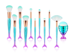 11pcs Makeup Brushes Kit Maquiagem Maquillaje New - App.10~18Cm 7.