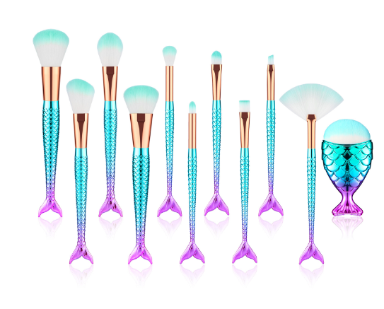 11pcs Makeup Brushes Kit Maquiagem Maquillaje New - Mixed 11pcs Makeup Brushes Kit Maquiagem Maquillaje New - App.10~18Cm 7.