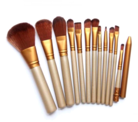 12 makeup brush sets iron box makeup tools makeup - Mixed