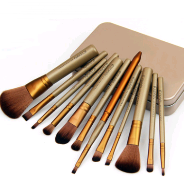 12 makeup brush sets iron box makeup tools makeup - Mixed 12 makeup brush sets iron box makeup tools makeup - Mixed