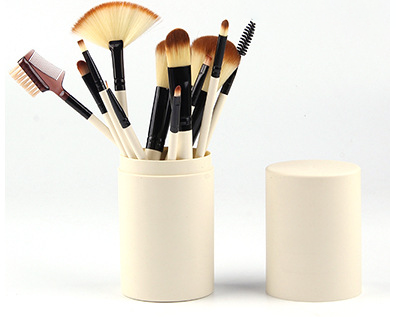 12pcs Makeup Brush Set Blush Eyeshadow Eyelash - Mixed 12pcs Makeup Brush Set Blush Eyeshadow Eyelash - Plastic