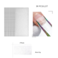 20 Units Silk fiberglass for nail extension Uv - Mixed