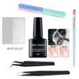 20 Units Silk fiberglass for nail extension Uv - Mixed