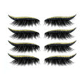 3D False Eyelashes With Magnetic 4 Pairs Of - Plastic