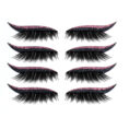 3D False Eyelashes With Magnetic 4 Pairs Of - Plastic