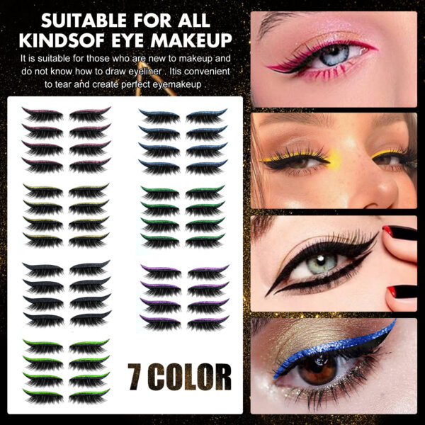 3D False Eyelashes With Magnetic 4 Pairs Of - Plastic