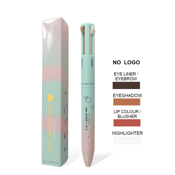 4 In 1 Makeup Pen Multifunctional Makeup Pen With - Mixed 4 In 1 Makeup Pen Multifunctional Makeup Pen With - Mixed