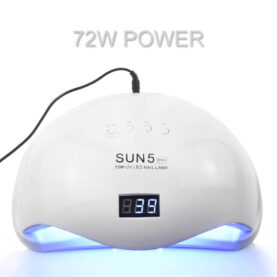 72W Uvled Dual Light Solar Nail Lamp - Mixed