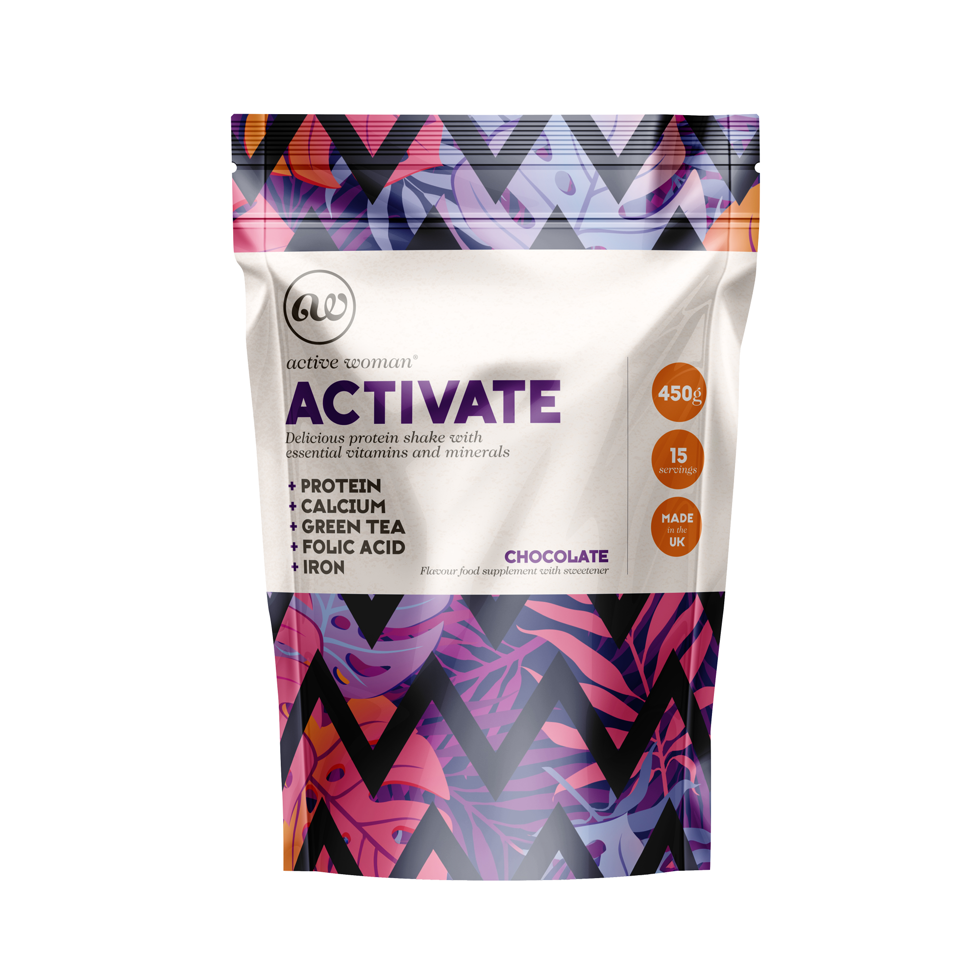 Activate - Chocolate 450g15 servings Activate - Chocolate 450g15 servings