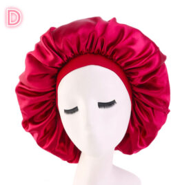 Beauty print Satin silk Bonnet sleep night cap - Mixed