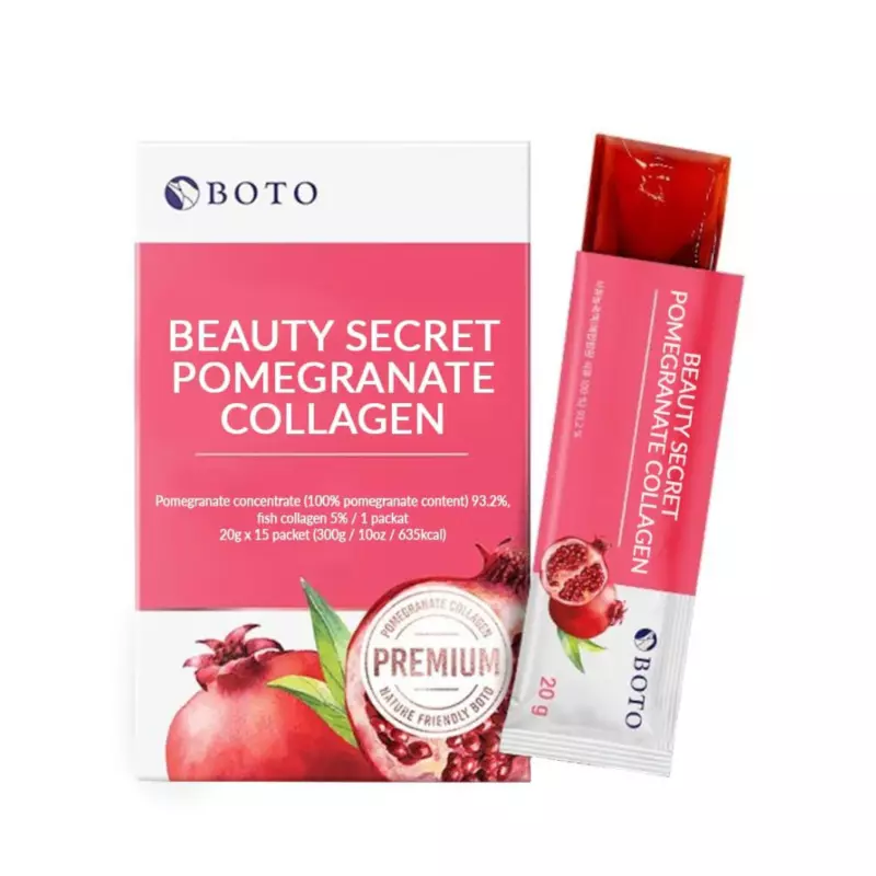 Boto Beauty Secret Pomegranate Collagen 20g x 15 sticks