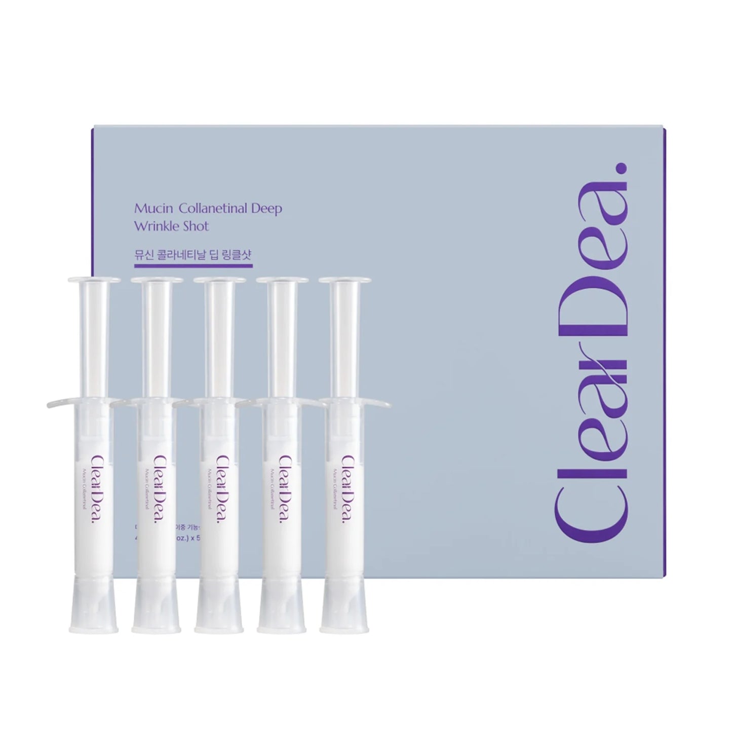 ClearDea Mucin Collanetinal Deep Wrinkle Shot 4ml x 5pcs ClearDea Mucin Collanetinal Deep Wrinkle Shot 4ml x 5pcs