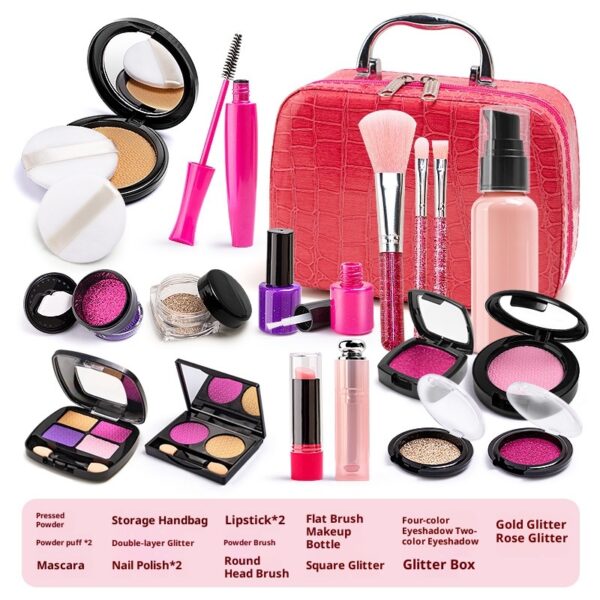 Cosmetics Toys Children Girl Lipstick Nail Polish - Mixed