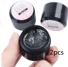 Creacked Repair Glue Nail Fiber Silk Extension - Mixed