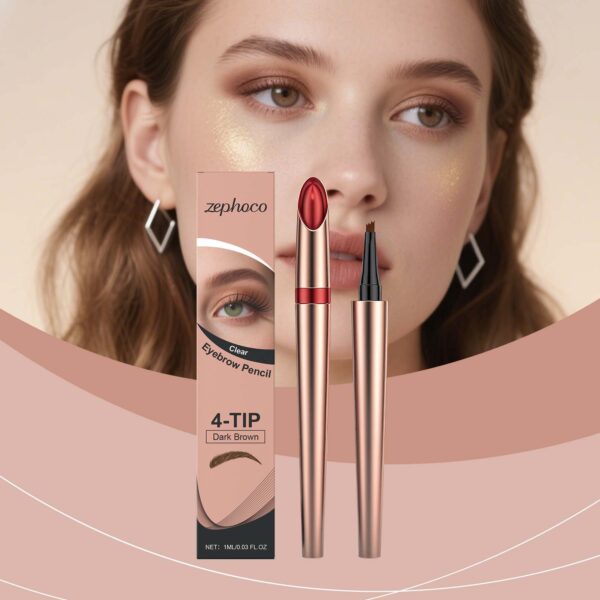 Dark-Brown-Four-prong-Eyebrow-Pencil-For-Everyday-Mixed-11 Dark-Brown-Four-prong-Eyebrow-Pencil-For-Everyday-Mixed-11