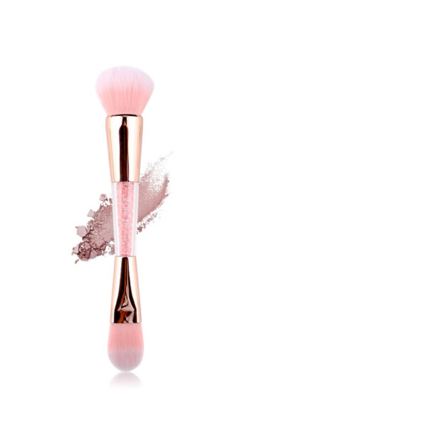 Double-ended makeup brush - Plastic.