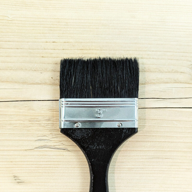 Economy Paint Brush 3 - Pure Bristle 14mm 200mm 75mm 0.049kg