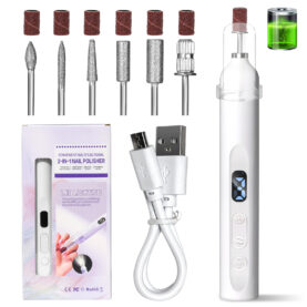 Electric Nail Drill With Drill Bit And Sanding - Mixed