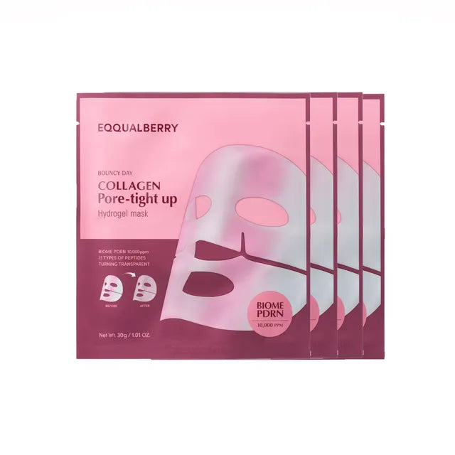 Eqqualberry Collagen Pore-tight Hydrogel Mask 1Pc