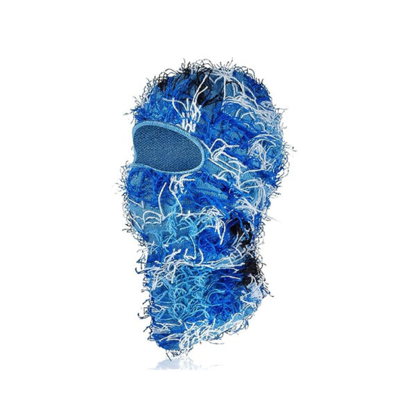 European And American Knitted Warm Face Mask - Polyester