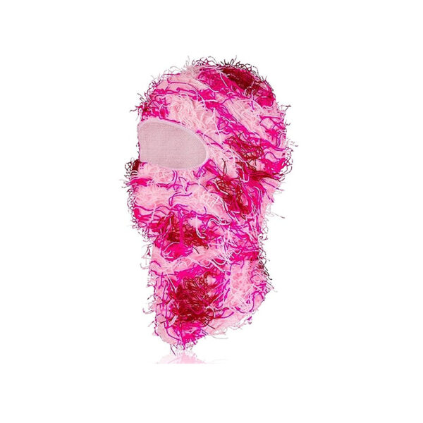 European And American Knitted Warm Face Mask - Polyester