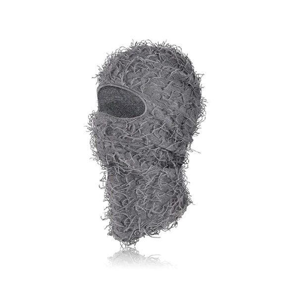 European And American Knitted Warm Face Mask - Polyester