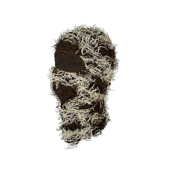 European And American Knitted Warm Face Mask - Polyester