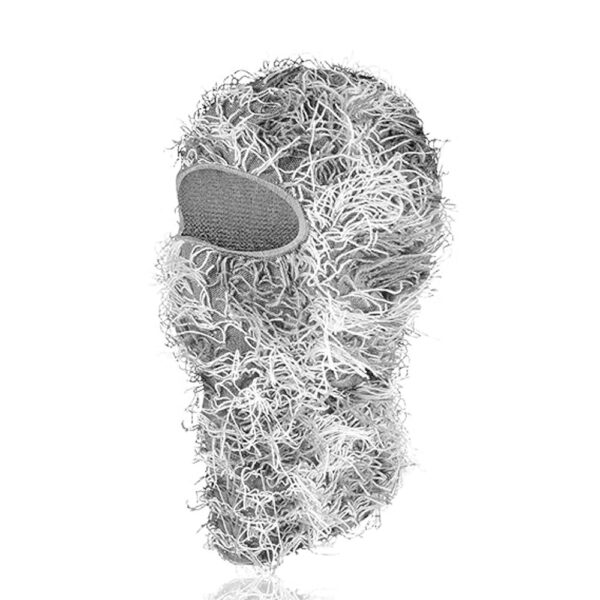 European And American Knitted Warm Face Mask - Polyester