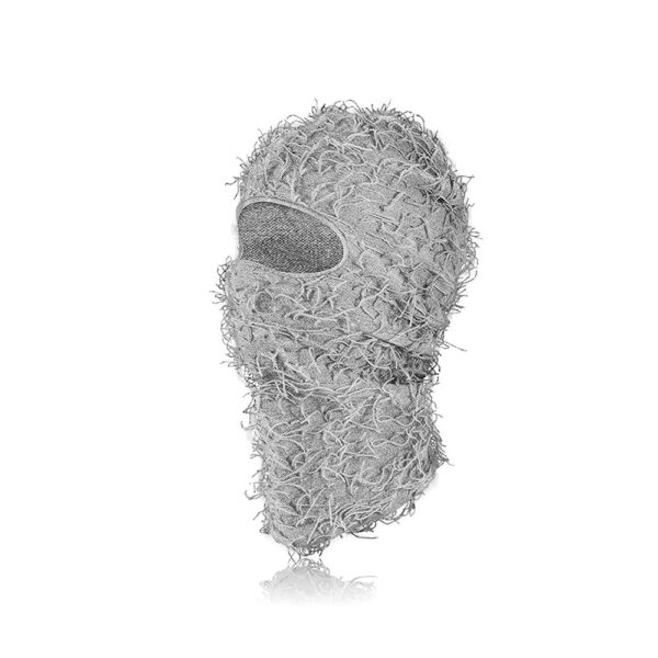 European And American Knitted Warm Face Mask - Polyester