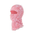 European And American Knitted Warm Face Mask - Polyester