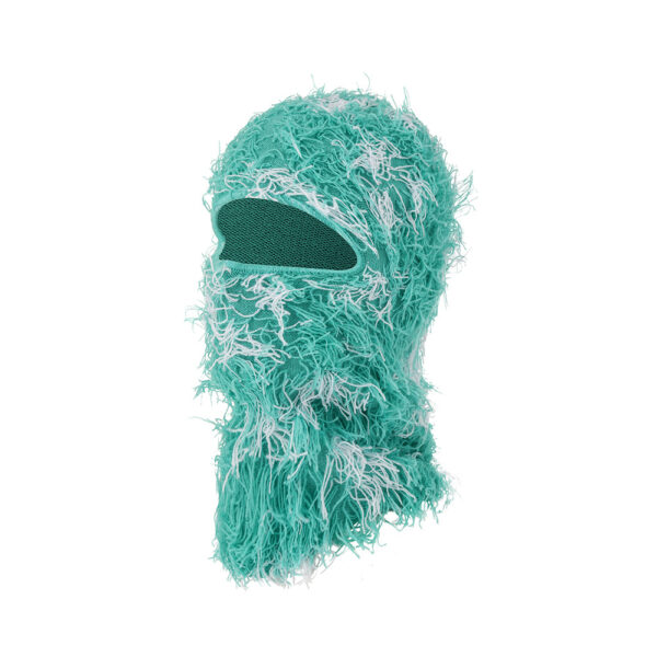 European And American Knitted Warm Face Mask - Polyester