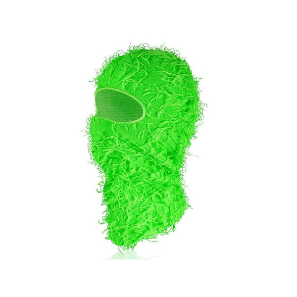 European And American Knitted Warm Face Mask - Polyester