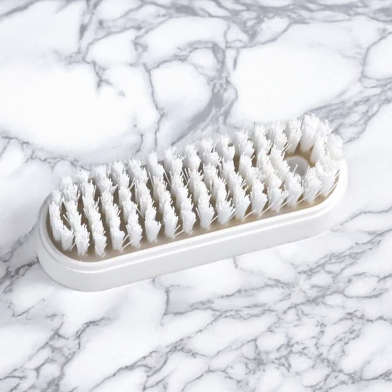 Everyday Resin-Set Drs Nail Brush White - Stiff - Polyester