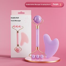 Facial Eye Scraping Massage Jade Roller - Mixed