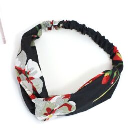 Flower elastic silk hair band - Cloth.