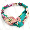Flower elastic silk hair band - Cloth.