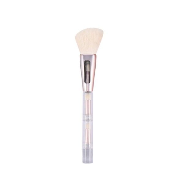 Four-In-One Portable Makeup Brush Beauty Makeup - White