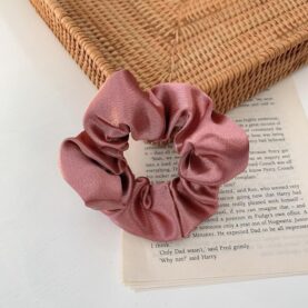 French Girl Silky Satin Large Intestine Ring Ins - Cloth.