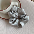 French Girl Silky Satin Large Intestine Ring Ins - Cloth.