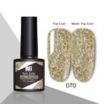 Glitter Reflective Gel Nail Polish Christmas Red - Mixed