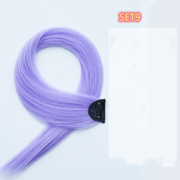 Gradient Color Straight Hair Piece High - Others.