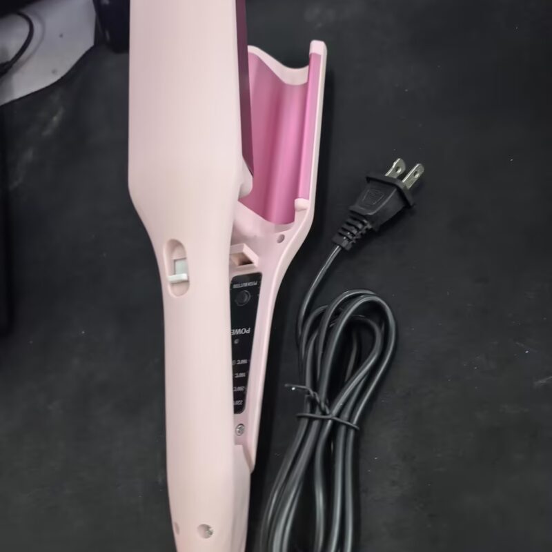 Hair Curling Iron 32mm Deep Wave Hair Curler 4 - Purple - £18.8 Hair Curling Iron 32mm Deep Wave Hair Curler 4 - Purple Pink