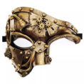 Halloween Steampunk Masquerade Party Half Face - Mixed