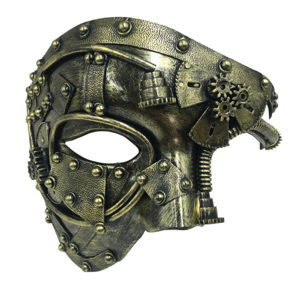 Halloween Steampunk Masquerade Party Half Face - Mixed Halloween Steampunk Masquerade Party Half Face - Mixed
