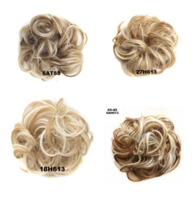 High-temperature silk curls - Mixed