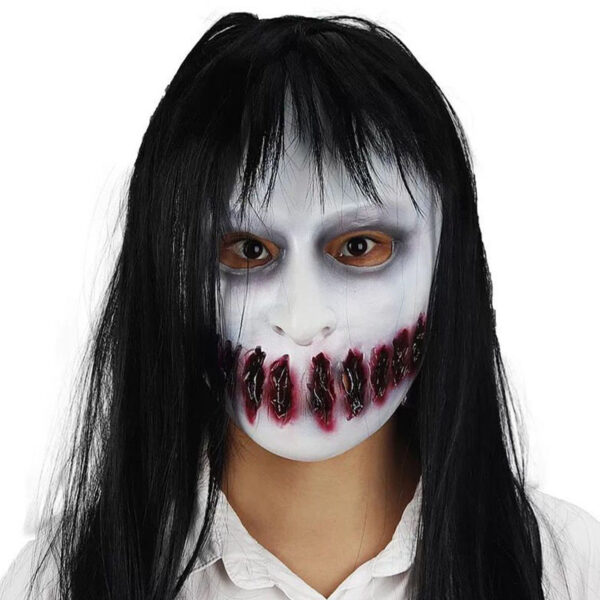 Horror Mask Scary Headgear Ghost Festival Funny - Mixed