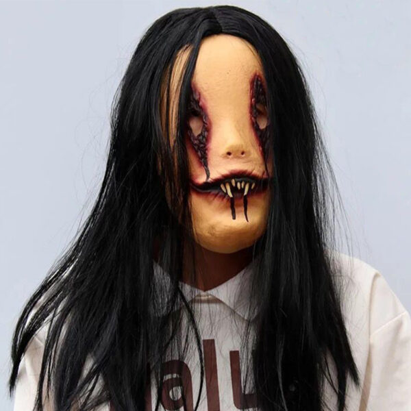 Horror Mask Scary Headgear Ghost Festival Funny - Mixed